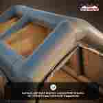 Модуль пневмокаркасный военный «Скрытый рубеж» 15×15×4,5 м из ПВХ, казарма