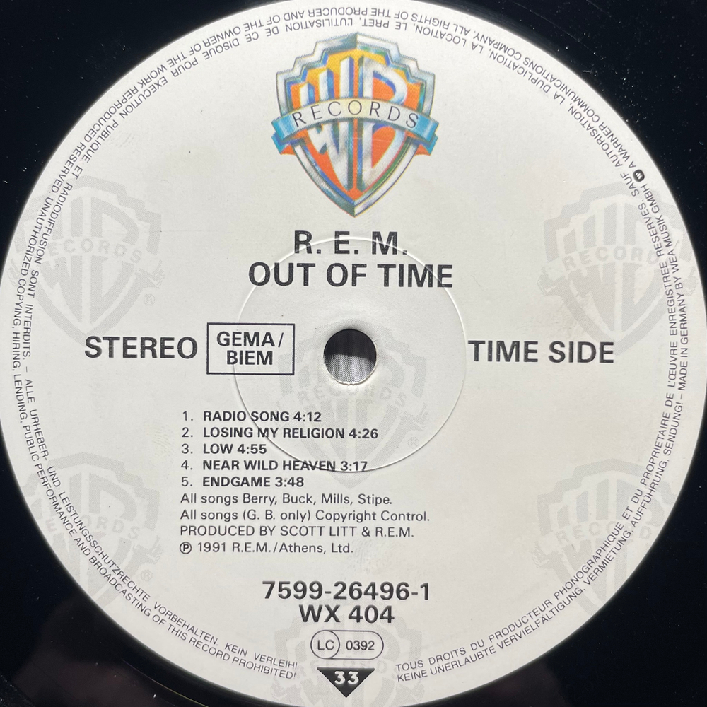 R.E.M. - Out Of Time (Германия 1991г.)