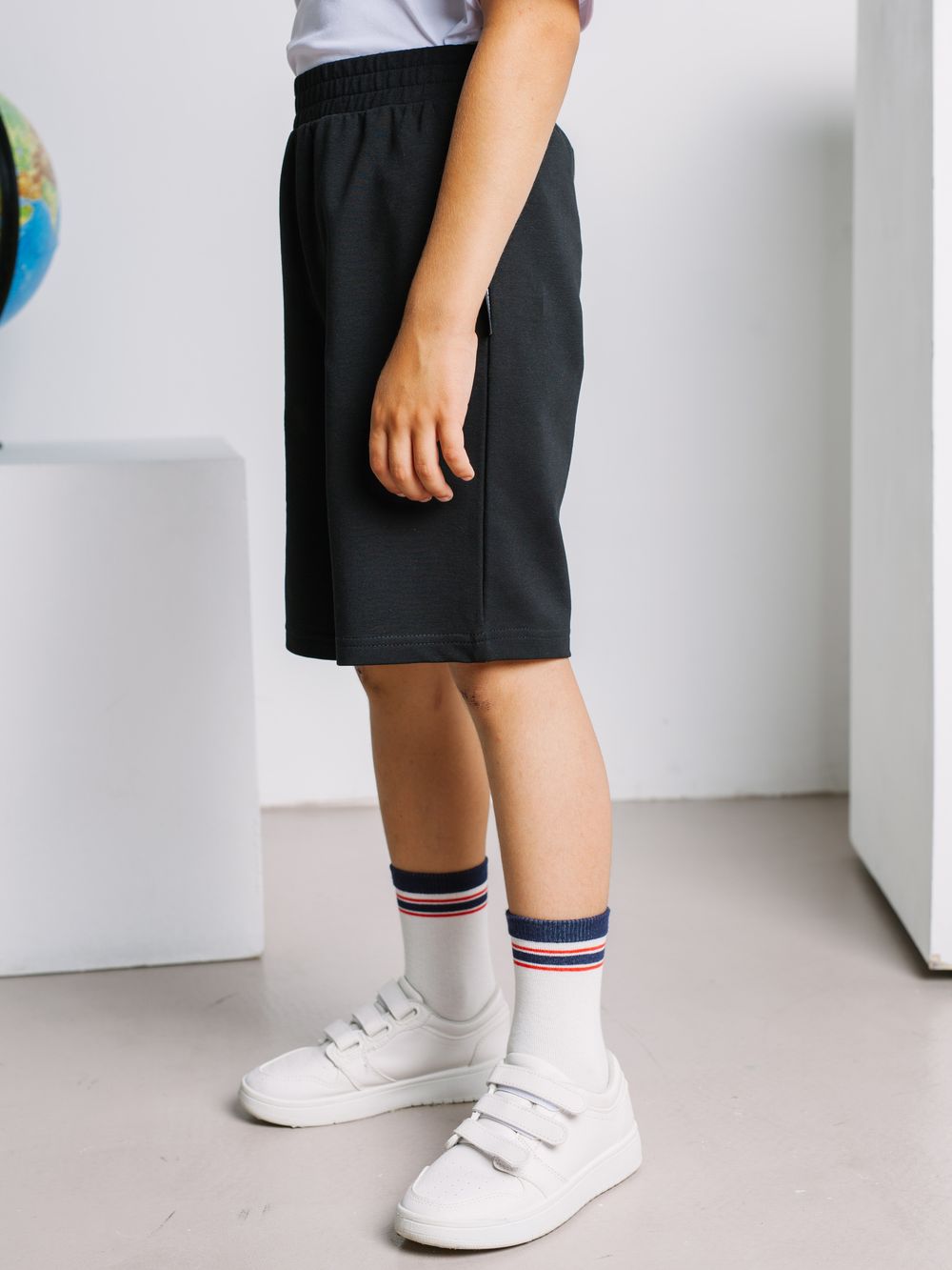 Шорты бермуды "Черные" 7+