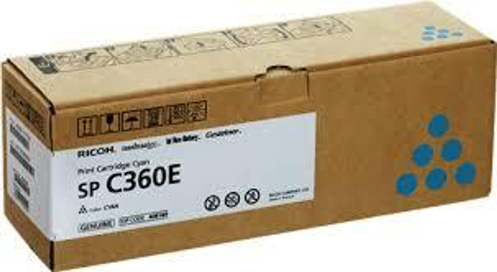 Тонер-картридж  Ricoh голубой тип SPC360E