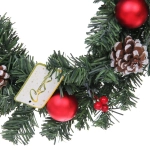 Венок хвойный «Елочные шарики» d-30 см