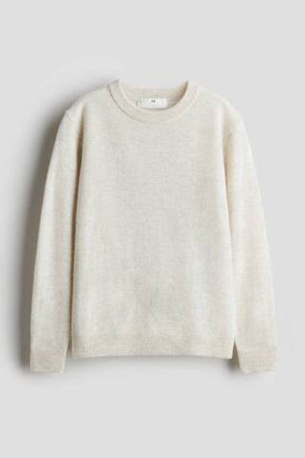H&M Свитер из кашемировой смеси, светло-бежевый