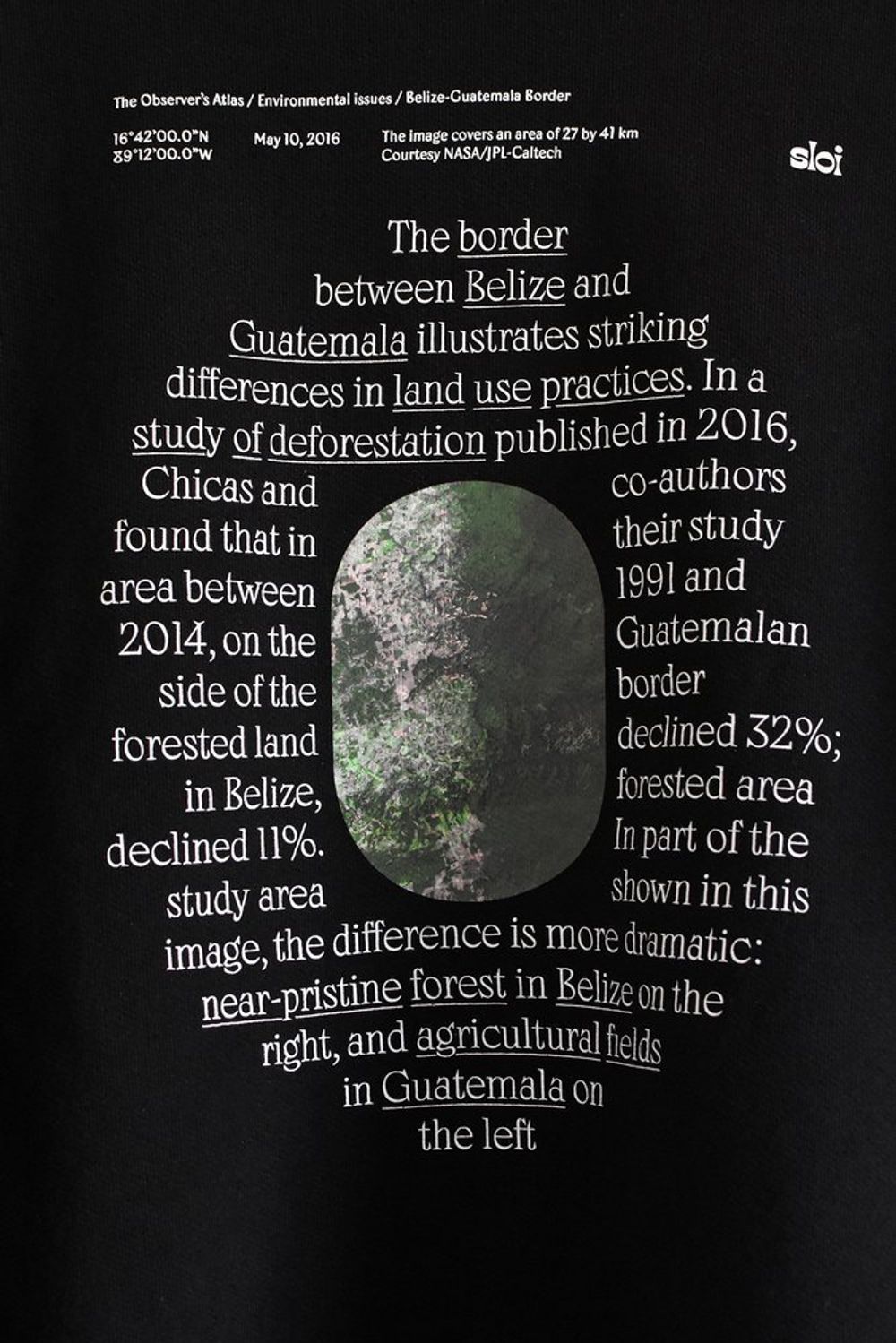 Толстовка Belize-Guatemala Border