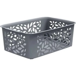 Корзина Leaves 2,3л 222х81мм (серый)