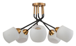 Люстра на штанге Escada Bond 2113/5P Copper/Black