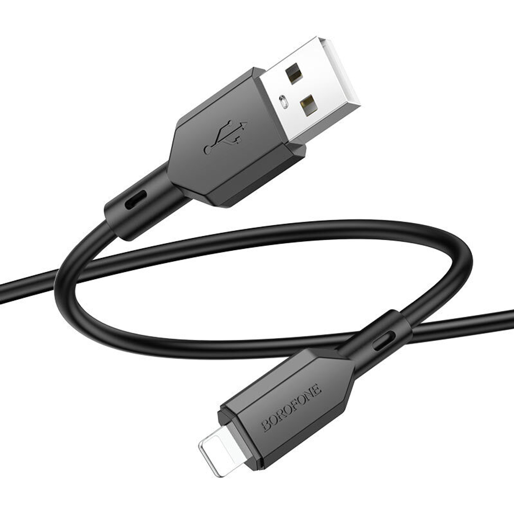 Кабель USB - Lightning BOROFONE BX70 (черный) 1м