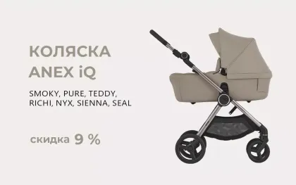 Скидка 8000 рублей на коляски Anex iQ!
