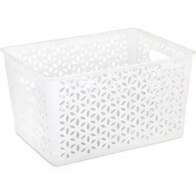 Корзина Мираж 380х210мм (белый) (комплект 8 шт)