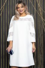 Платье с кружевом Роскошный выход (айвори) П14400-13М LT Collection