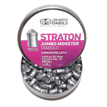 Пули JSB Straton Jumbo Monster Diabolo 1,645 г. 5,5 мм. (200 шт.)