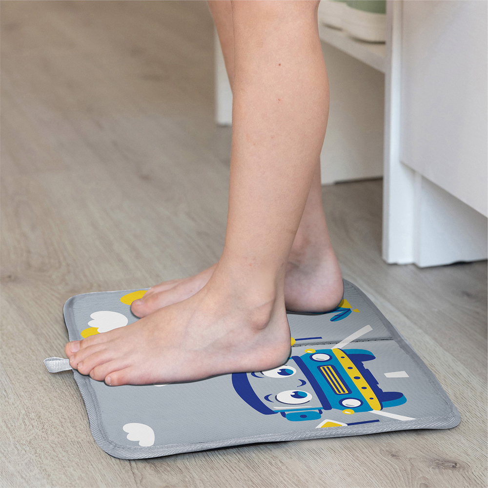 Коврик для переобувания. Машинка