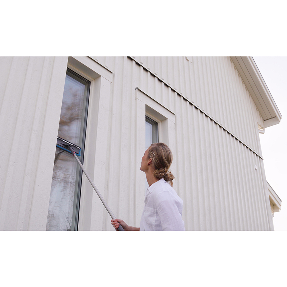 Насадка для мытья стекол и зеркал со сменной тряпкой из микрофибры