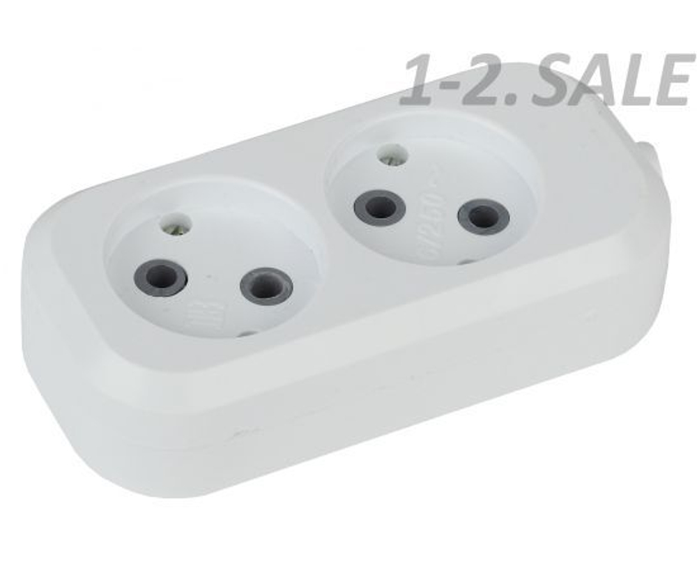 Колодка удлинителя 2х-местная без заземления KX-2 Эра Б0028330