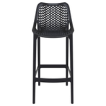 Стул пластиковый барный, Siesta Contract Air Bar 75, черный