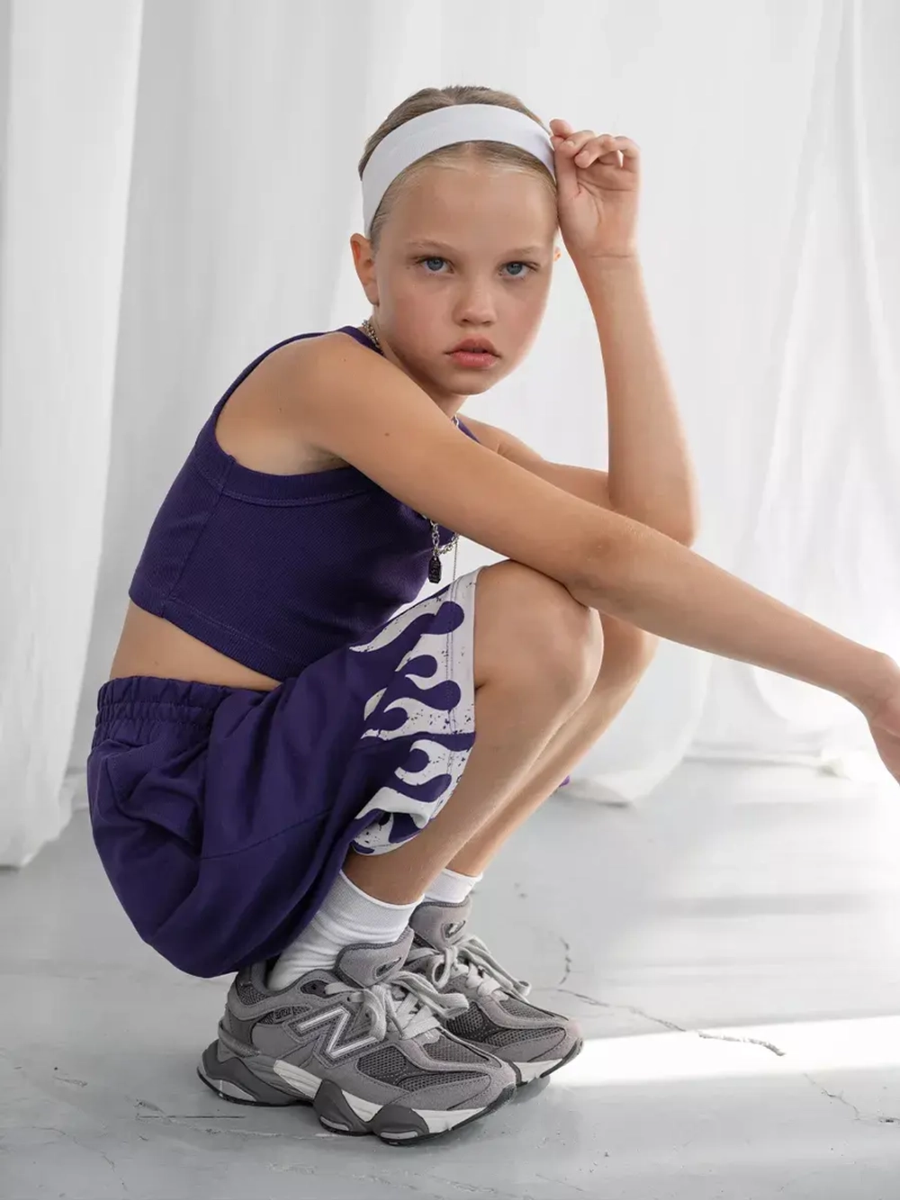 Шорты бермуды для девочки в школу