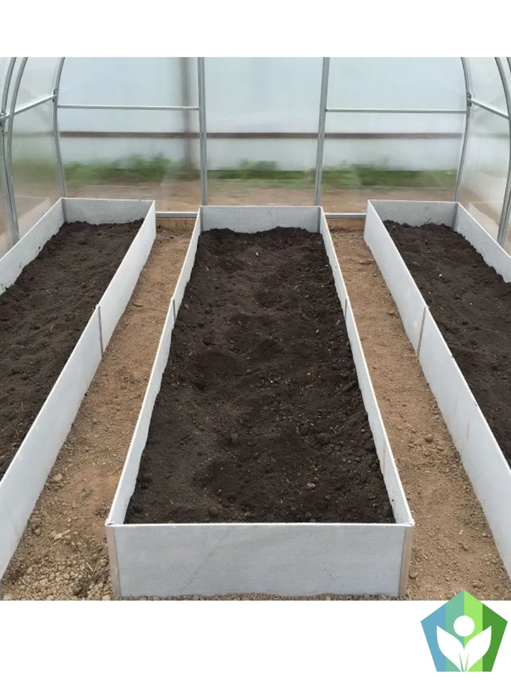 Грядка из шифера высота 250мм толщина 10мм