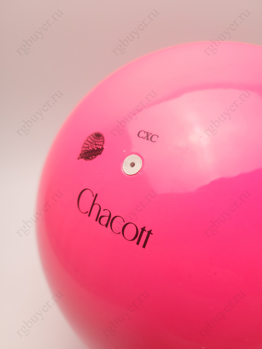 Мяч Chacott 18,5 см Виншево-розовый 047.Cherry Pink