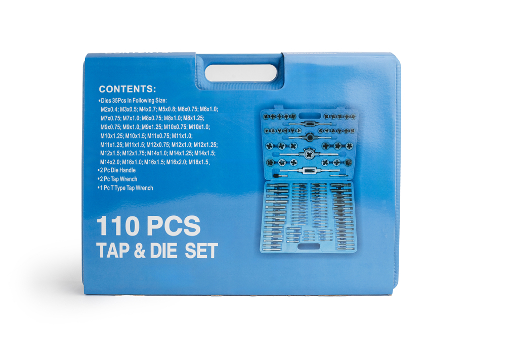 Набор плашки метчики 110 pcs