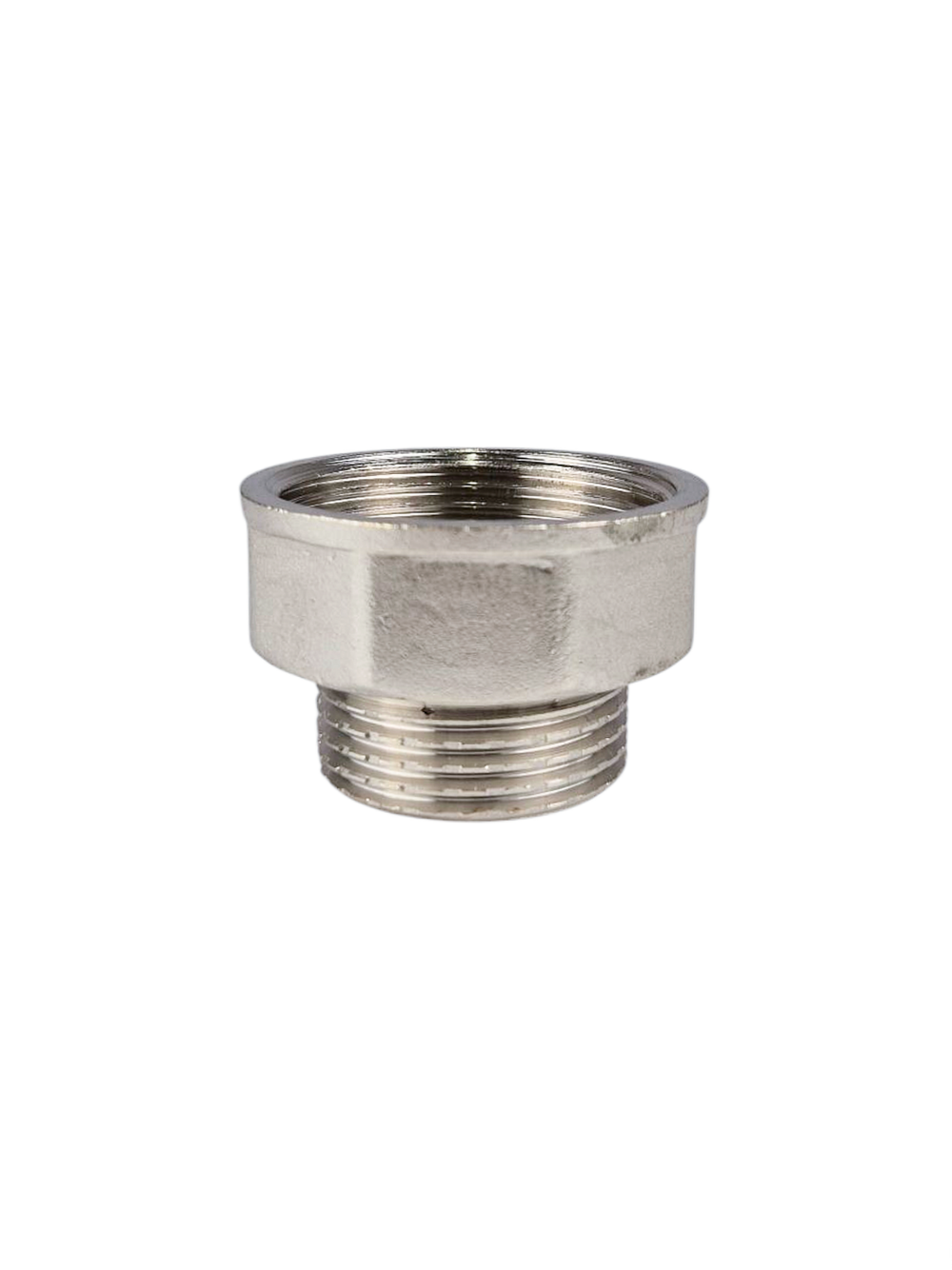 Переходник, латунь, внутренняя/наружная резьба 1 1/4"х1", никель, RTP