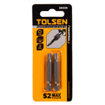 TOLSEN (TT20326) Набор вставок (бит) торцевых 1/4", Torx, T30, 50 мм, 2 предмета
