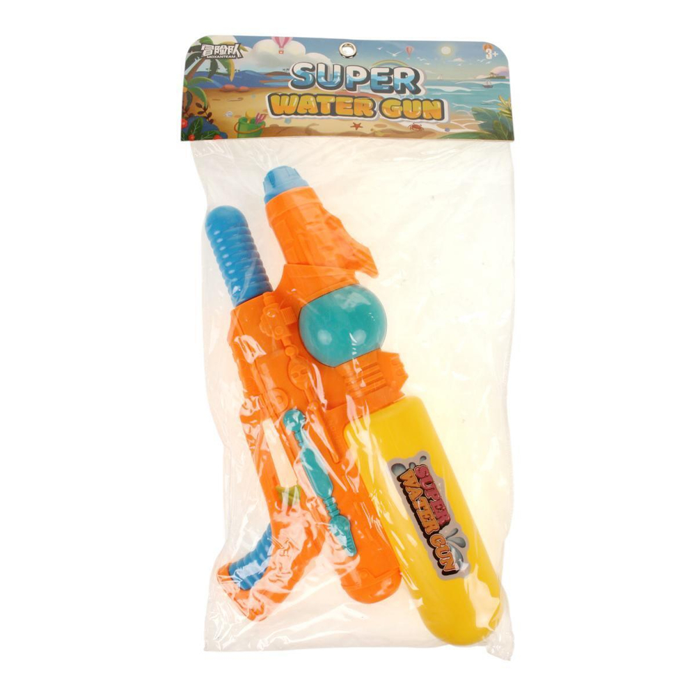 Водный пистолет 39см. микс, пакет 188