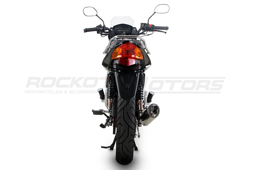 Мотоцикл дорожный ROCKOT SPECTRUM 150 (черный глянцевый, ЭПТС)
