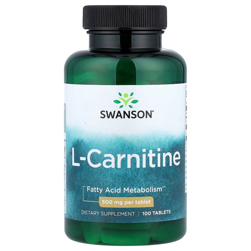 Swanson, L-карнитин, 100 таблеток