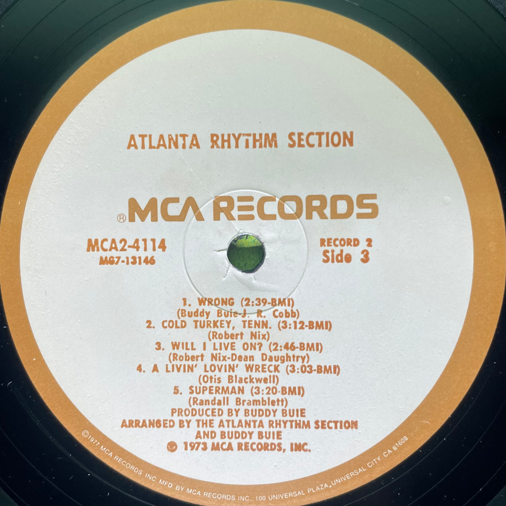 Atlanta Rhythm Section ‎– Atlanta Rhythm Section 2LP (США 1977г.)