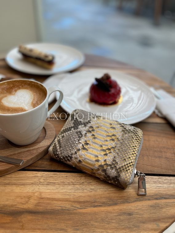 Мини кошелёк из кожи питона WA-123