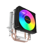 Кулер для CPU TESLA SHADOW 902, 1х92мм, 600-1800rpm, 4-pin, Al+Cu, серебристый-черный-белый/FRGB, 52CFM, 23дБ, 2-PIPE(прямой контакт), TDP 110Вт, INTEL 1700/1200/115x/775/1366, AMD AM5/AM4/AM3(+)/AM2(+)/FM2(+)/FM1/754/940/939 (TSL-902PWM-FRGB)