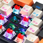 Механическая клавиатура Defender Ryze, чёрный + белый