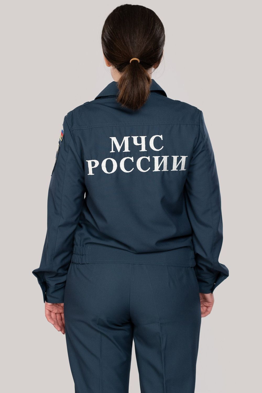 Костюм летний  женский МЧС (Патруль-240, серо-синий)