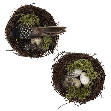 GAEM Набор из 2-х изделий декоративных "Пасхальная композиция" (3*4), L19,5 W12 H5 см