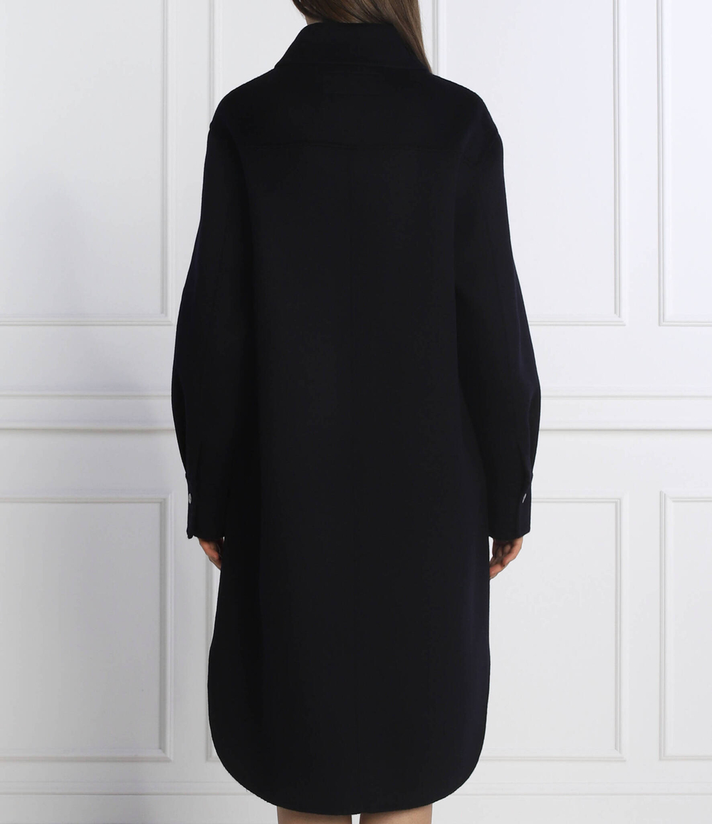 Хлопковое пальто Marc Cain - темно-синий(TS 11.03 W70)