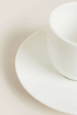 ZARA HOME КРУЖКА ИЗ ТОНКОГО ФАРФОРА, БЕЛЫЙ