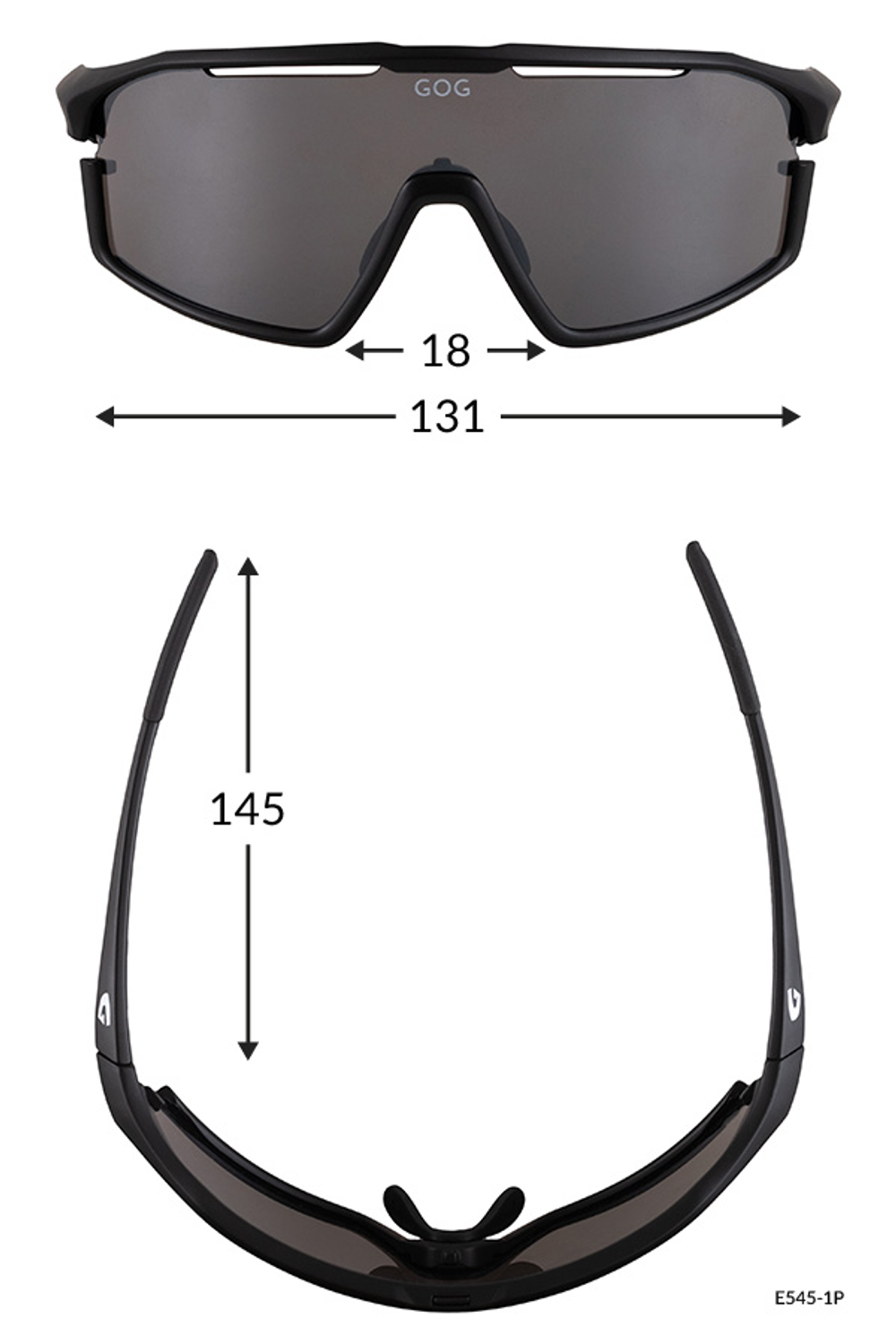 Спортивные очки GOG Maat / Cristal Grey / Polarized Reflex Silver