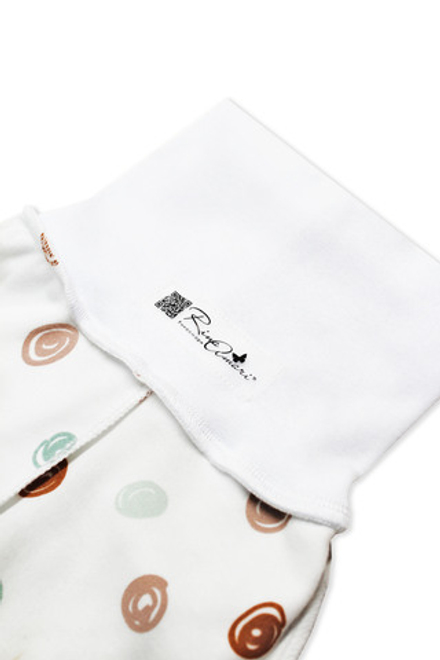 Ползунки швы наружу Горошек RinaAmari