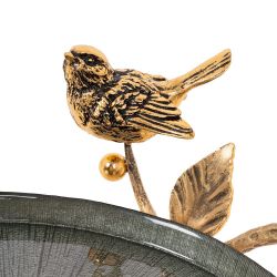 Фруктовница-конфетница Терра (поднос) Бронза Зеленый