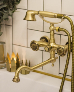 Смеситель для ванной 10119D (излив 25 см) Bronze de Luxe