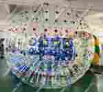 Гидро/аква зорб ТПУ с цветными держателями, 2 сидения, 3 м.