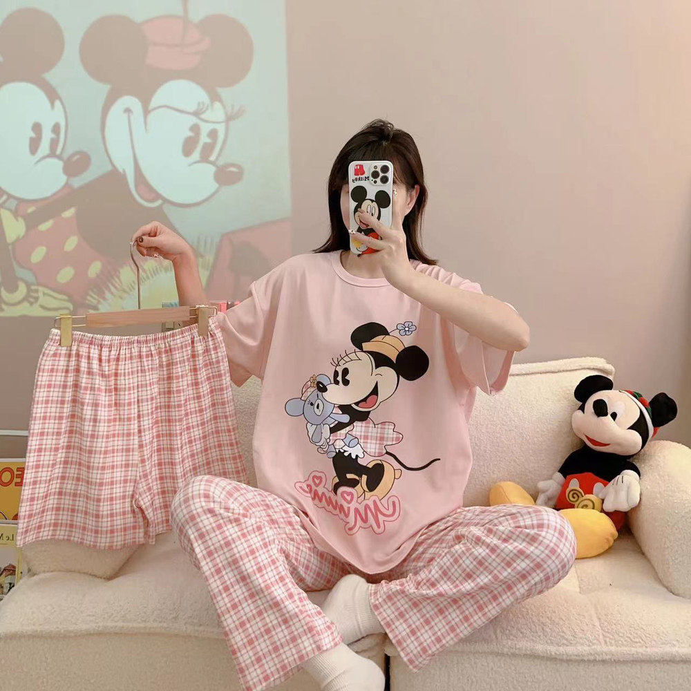 Пижама штаны+шорты+футболка Н3