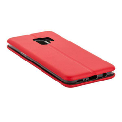 Чехол-книжка кожаный Fashion Case Slim-Fit для Samsung Galaxy S9 Red Красный