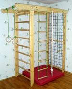 Спортивный пристенный комплекс "Памир Плюс 1"- Цветной