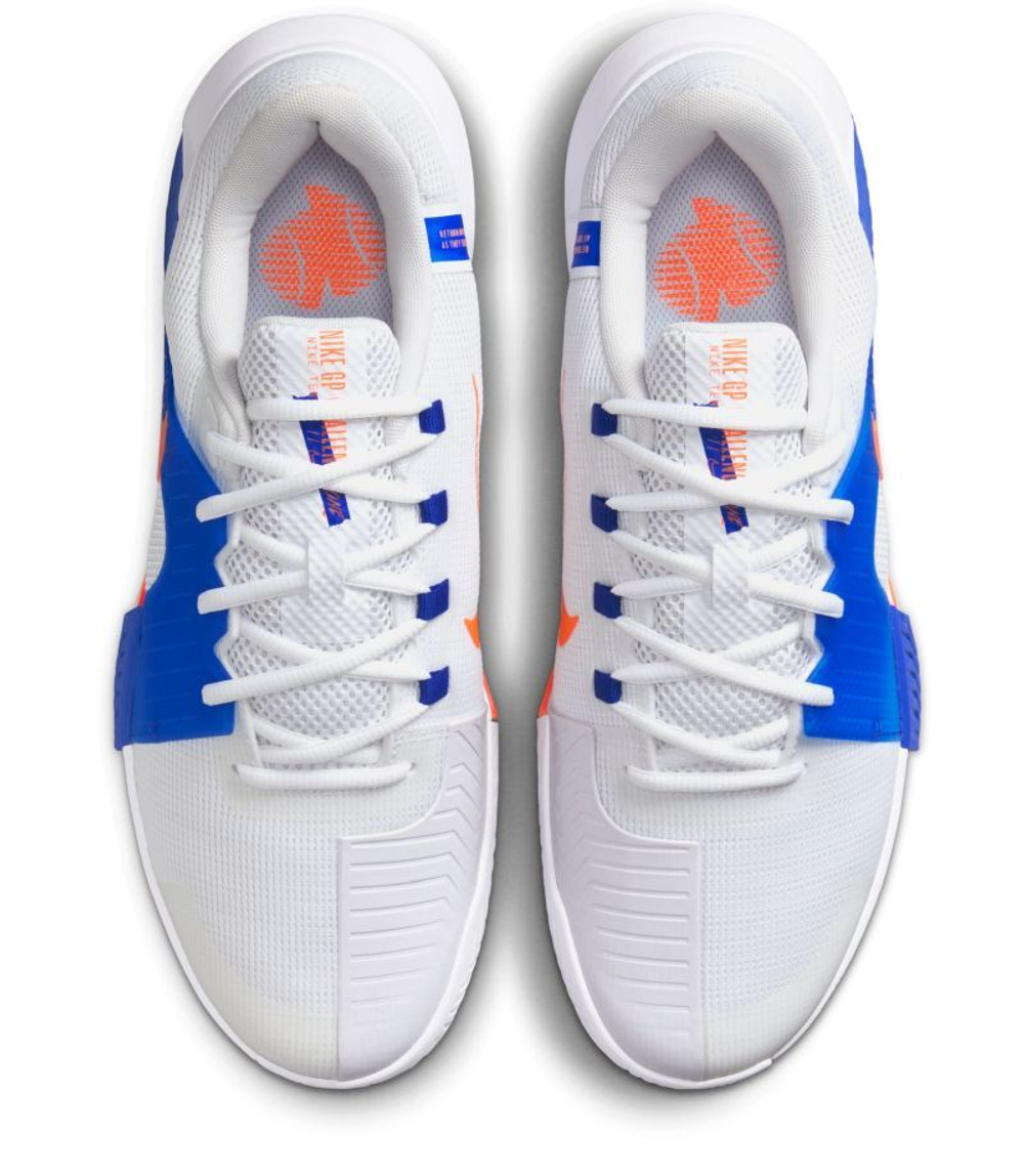 Мужские кроссовки теннисные Nike Zoom GP Challenge 1 - белый