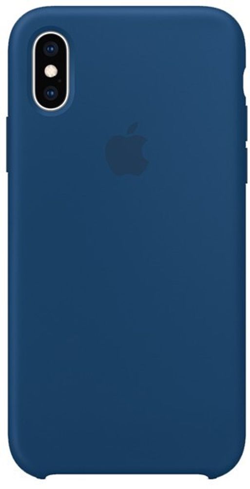 Чехол силиконовый для IPhone Xs Blue Horizon (MX1E2FE/A)