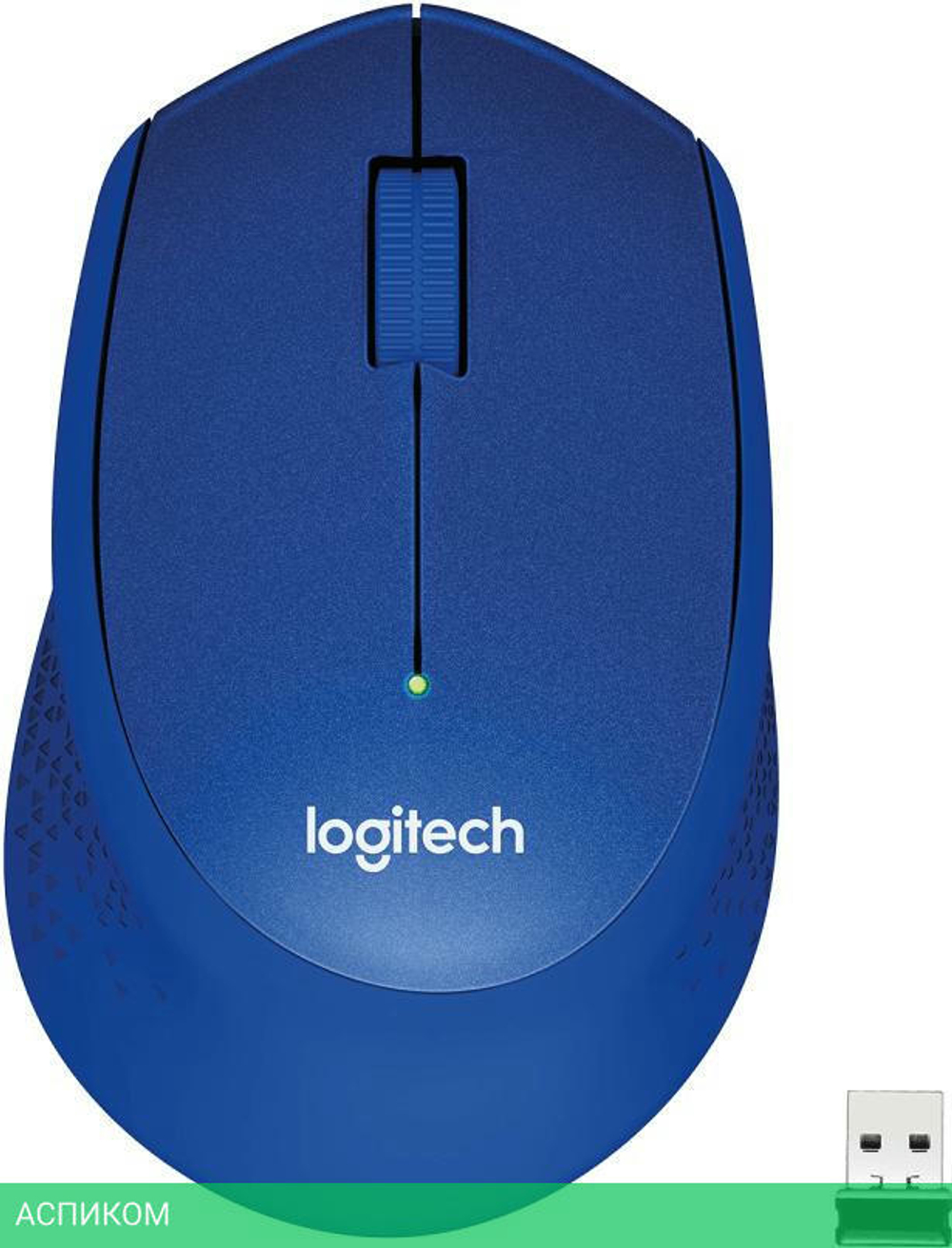 Мышь Logitech M330 Silent Plus синий (910-004925)