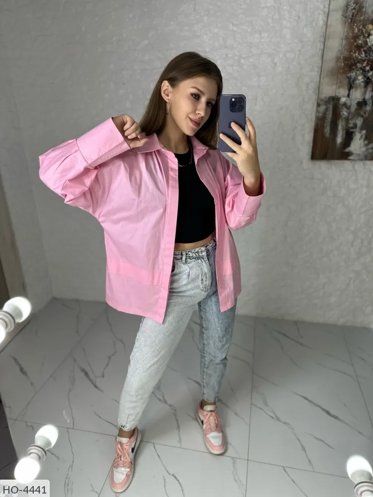 Рубашка HO-4441 Фабрика Моды