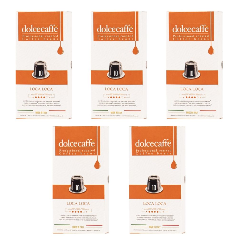 Кофе в капсулах Nespresso Dolcecaffe Loca Loca 10 шт 5 шт
