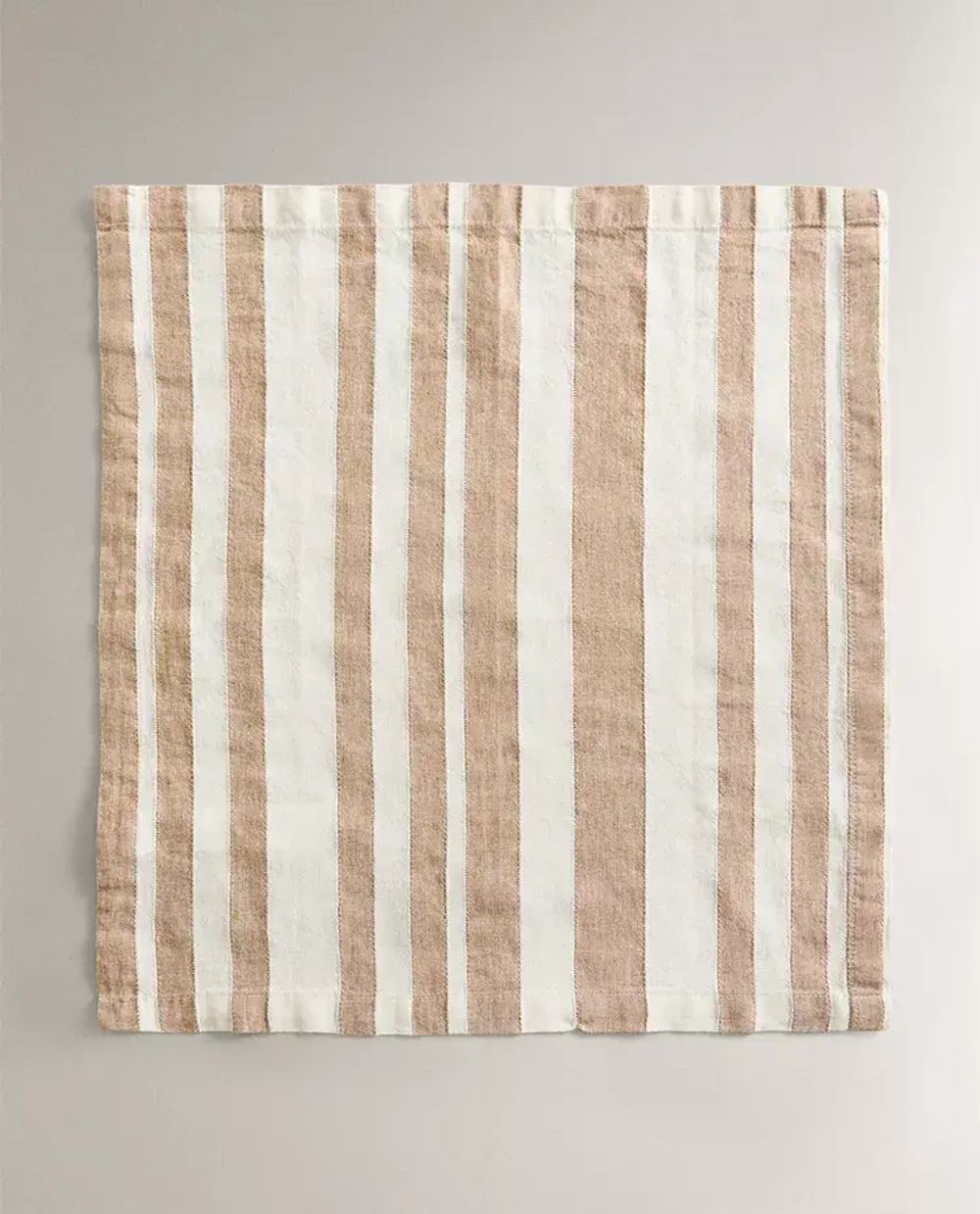 ZARA HOME САЛФЕТКА В ПОЛОСКУ (НАБОР ИЗ 2 ШТ.), СВЕТЛО-БЕЖЕВЫЙ