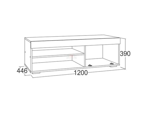 ОЛЬГА-19 ТУМБА ДЛЯ ТВ